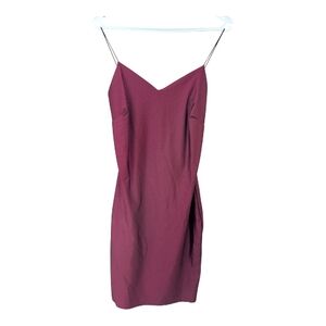 Red Spaghetti-Strap Mini Dress